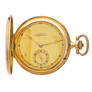 German 14 carat gold Art Deco precision watch Circa 1930