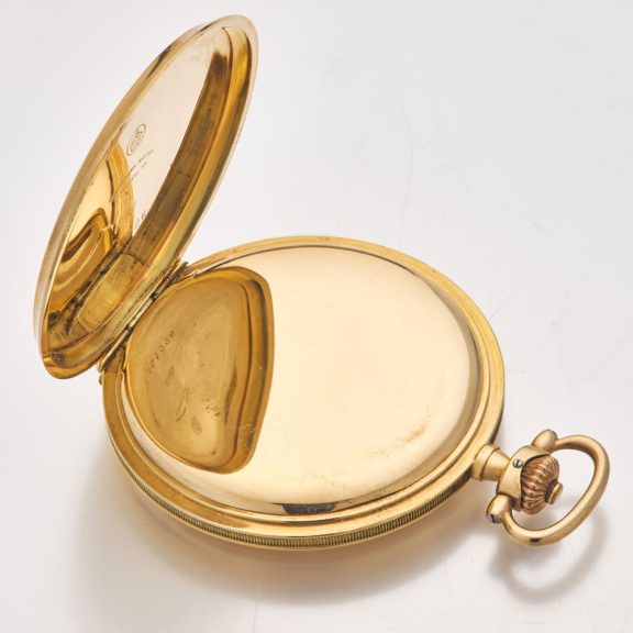 German 14 carat gold Art Deco precision watch Circa 1930 German 14 carat gold Art Deco precision watch Circa 1930