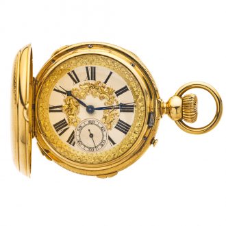 Swiss with quarter repeating and grande and petite sonnerie Circa 1890