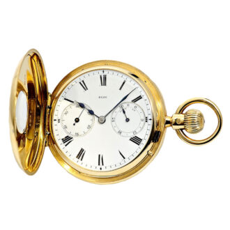 English gold half hunting cased lever watch Circa 1903