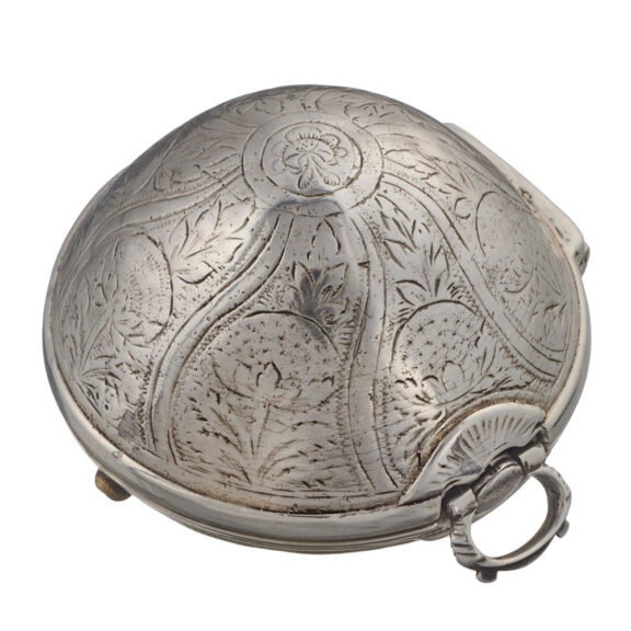 An English tortoiseshell silver verge pocket watch Circa 1869 An English tortoiseshell silver verge pocket watch Circa 1869