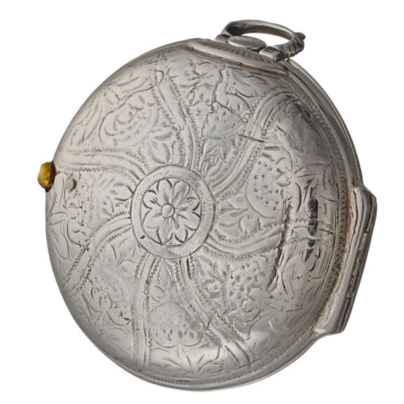 An English tortoiseshell silver verge pocket watch Circa 1869 An English tortoiseshell silver verge pocket watch Circa 1869