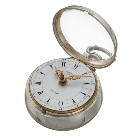 An English tortoiseshell silver verge pocket watch Circa 1869 An English tortoiseshell silver verge pocket watch Circa 1869
