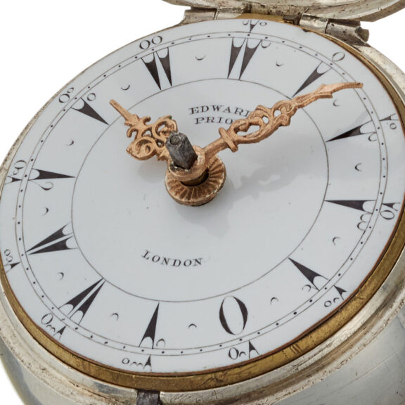 An English tortoiseshell silver verge pocket watch Circa 1869 An English tortoiseshell silver verge pocket watch Circa 1869