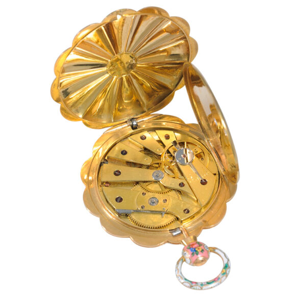 Swiss gold Lepine cylinder pocket watch Circa 1820 Swiss gold Lepine cylinder pocket watch Circa 1820