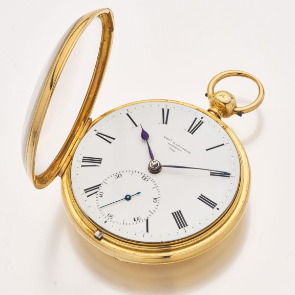 English 18 carat gold eight day duration lever watch Circa 1840 English 18 carat gold eight day duration lever watch Circa 1840