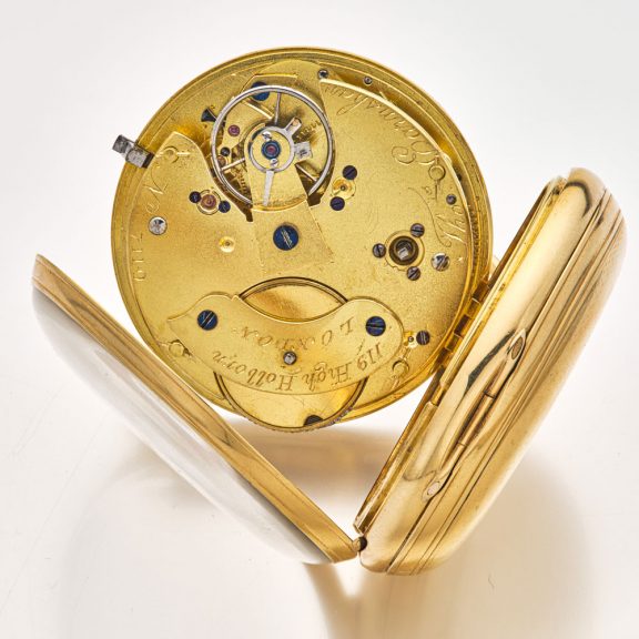 English 18 carat gold eight day duration lever watch Circa 1840 English 18 carat gold eight day duration lever watch Circa 1840