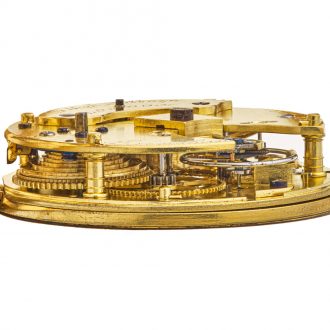 English 18 carat gold eight day duration lever watch Circa 1840