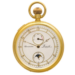 Heavy gold Swiss observatory chronometer lever watch Circa 2002