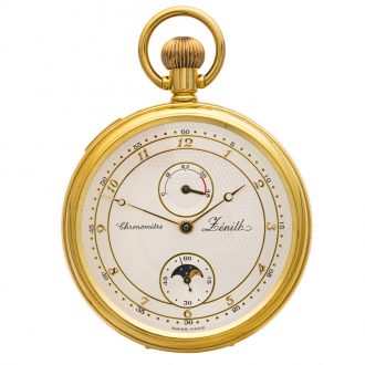 Heavy gold Swiss observatory chronometer lever watch Circa 2002