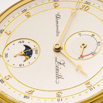Heavy gold Swiss observatory chronometer lever watch Circa 2002 Heavy gold Swiss observatory chronometer lever watch Circa 2002