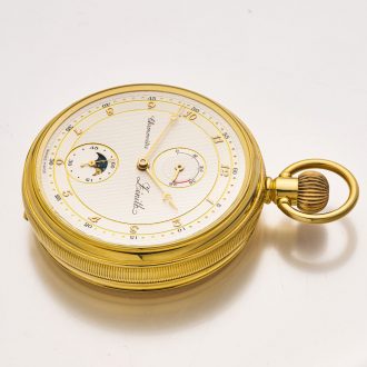 Heavy gold Swiss observatory chronometer lever watch Circa 2002 Heavy gold Swiss observatory chronometer lever watch Circa 2002
