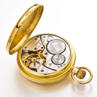 Heavy gold Swiss observatory chronometer lever watch Circa 2002 Heavy gold Swiss observatory chronometer lever watch Circa 2002