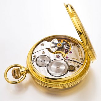 Heavy gold Swiss observatory chronometer lever watch Circa 2002 Heavy gold Swiss observatory chronometer lever watch Circa 2002