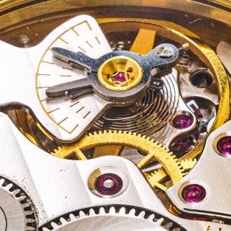 Heavy gold Swiss observatory chronometer lever watch Circa 2002 Heavy gold Swiss observatory chronometer lever watch Circa 2002