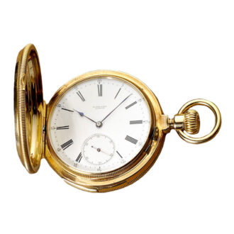 Swiss gold ten minute repeating pocket watch Circa 1878