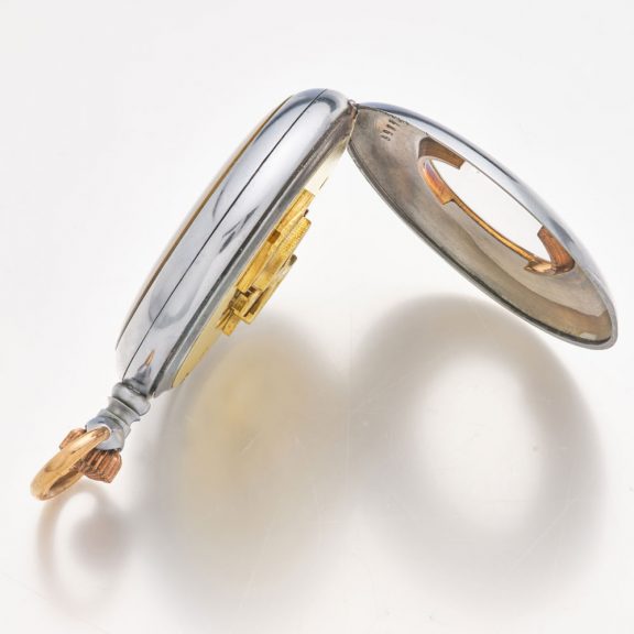 Swiss interesting steel lever one minute tourbillon Circa 1905 Swiss interesting steel lever one minute tourbillon Circa 1905