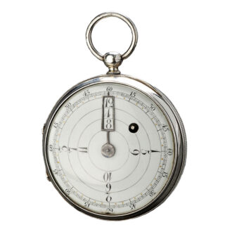 Silver German keywind cylinder pocket watch Circa 1800