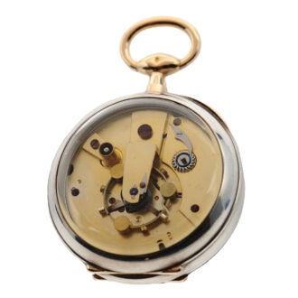 Exceptional French silver open faced chronometer Circa 1880