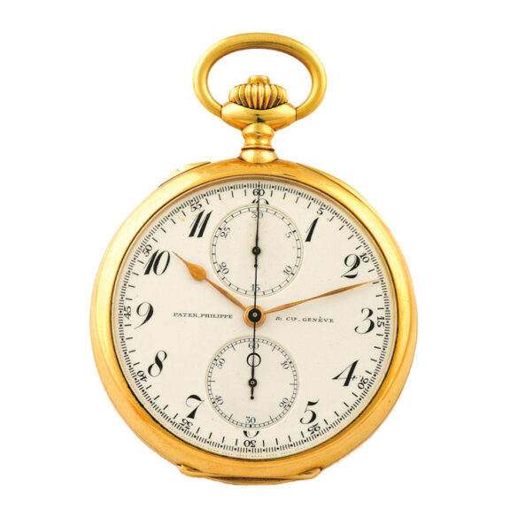 Very fine Swiss 18 carat gold keyless pocket watch Circa 1910
