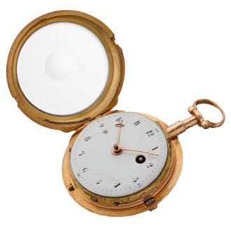A gold French quarter repeating verge by Le Roy Circa 1780 A gold French quarter repeating verge by Le Roy Circa 1780