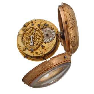 A gold French quarter repeating verge by Le Roy Circa 1780 A gold French quarter repeating verge by Le Roy Circa 1780