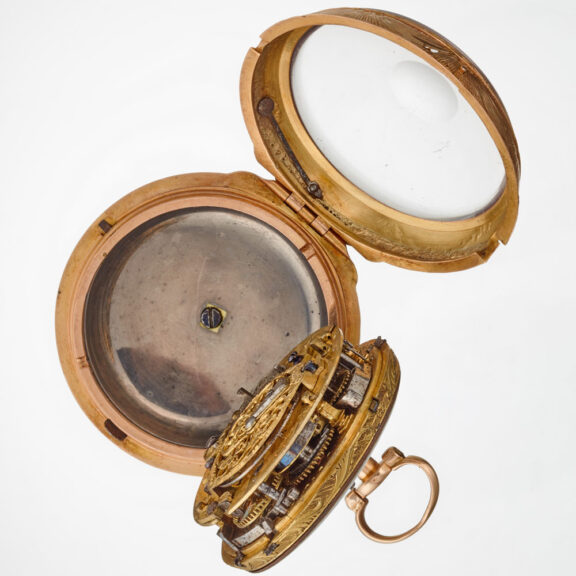 A gold French quarter repeating verge by Le Roy Circa 1780 A gold French quarter repeating verge by Le Roy Circa 1780