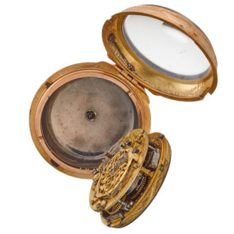 A gold French quarter repeating verge by Le Roy Circa 1780 A gold French quarter repeating verge by Le Roy Circa 1780