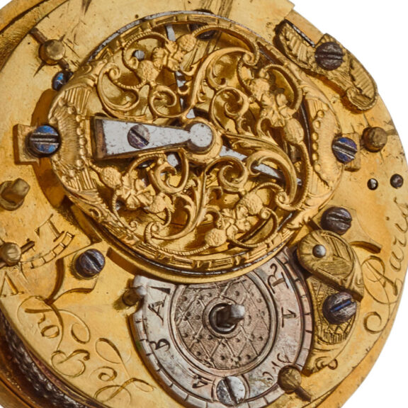 A gold French quarter repeating verge by Le Roy Circa 1780 A gold French quarter repeating verge by Le Roy Circa 1780