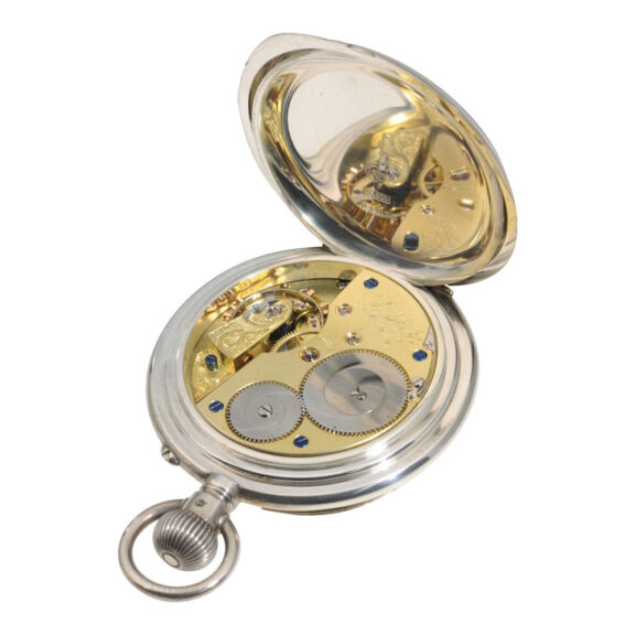 German silver half seconds beating deck chronometer Circa 1913 German silver half seconds beating deck chronometer Circa 1913