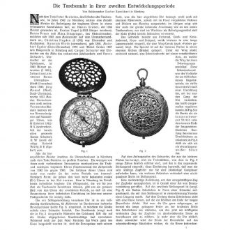 Southern German Renaissance watch with hour striking Circa 1575