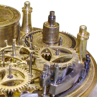 Unique Swiss brass watch with quarter repeating Circa 1810