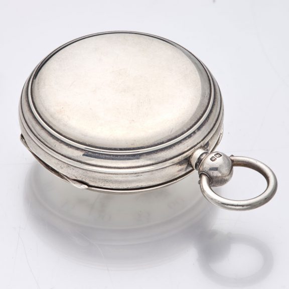 Rare Swiss silver automatic winding cylinder watch Circa 1800 Rare Swiss silver automatic winding cylinder watch Circa 1800