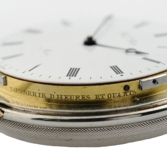 French silver grande and petite sonnerie watch Circa 1838 French silver grande and petite sonnerie watch Circa 1838