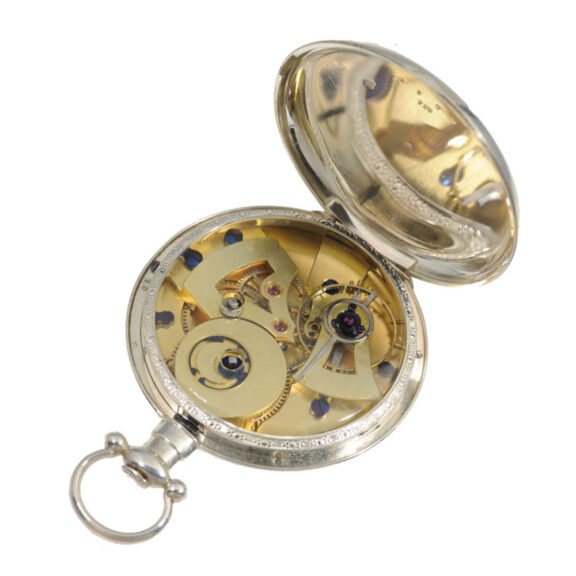 Swiss silver chronometer for the Chinese market Circa 1840 Swiss silver chronometer for the Chinese market Circa 1840
