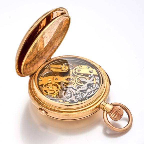 Swiss minute repeating chronograph for Indian market Circa 1900 Swiss minute repeating chronograph for Indian market Circa 1900