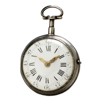 Important Swiss silver watch virgule escapement Circa 1788 Important Swiss silver watch virgule escapement Circa 1788
