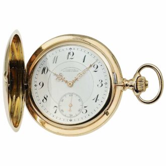 German 14k gold Glashütte pocket watch Circa 1910