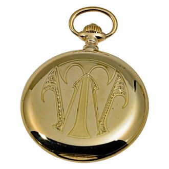 German 14k gold Glashütte pocket watch Circa 1910