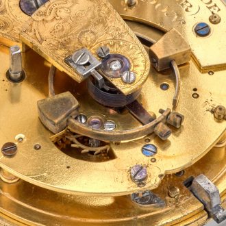 Impressive English silver open faced chronometer watch Circa 1837