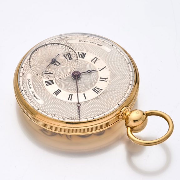 Exquisite French gold open faced lever pocket watch Circa 1850 Exquisite French gold open faced lever pocket watch Circa 1850