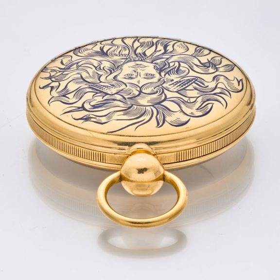 Exquisite French gold open faced lever pocket watch Circa 1850 Exquisite French gold open faced lever pocket watch Circa 1850
