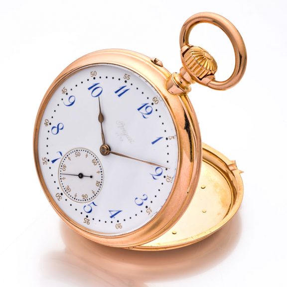 Rare Swiss 18 carat gold monogrammed watch by Breguet Circa 1880 Rare Swiss 18 carat gold monogrammed watch by Breguet Circa 1880