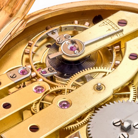 Rare Swiss 18 carat gold monogrammed watch by Breguet Circa 1880 Rare Swiss 18 carat gold monogrammed watch by Breguet Circa 1880