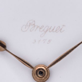 Rare Swiss 18 carat gold monogrammed watch by Breguet Circa 1880