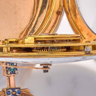 Exclusive French gold, enamel and pearl set watch Circa 1790