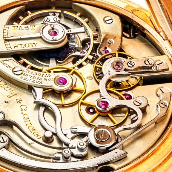 Swiss 18 carat gold Geneva split seconds chronograph Circa 1905 Swiss 18 carat gold Geneva split seconds chronograph Circa 1905