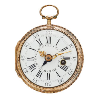 Swiss 20k gold decorative pocket watch with date Circa 1755 Swiss 20k gold decorative pocket watch with date Circa 1755