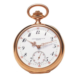 Rare Swiss 18K gold minute repeating pocket watch Circa 1901