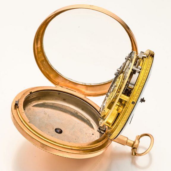 Belgian 18K gold repeater with self strike and date Circa 1800 Belgian 18K gold repeater with self strike and date Circa 1800